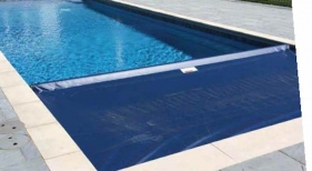 Viking Fiberglass Rectangle Pool with Pool Cover