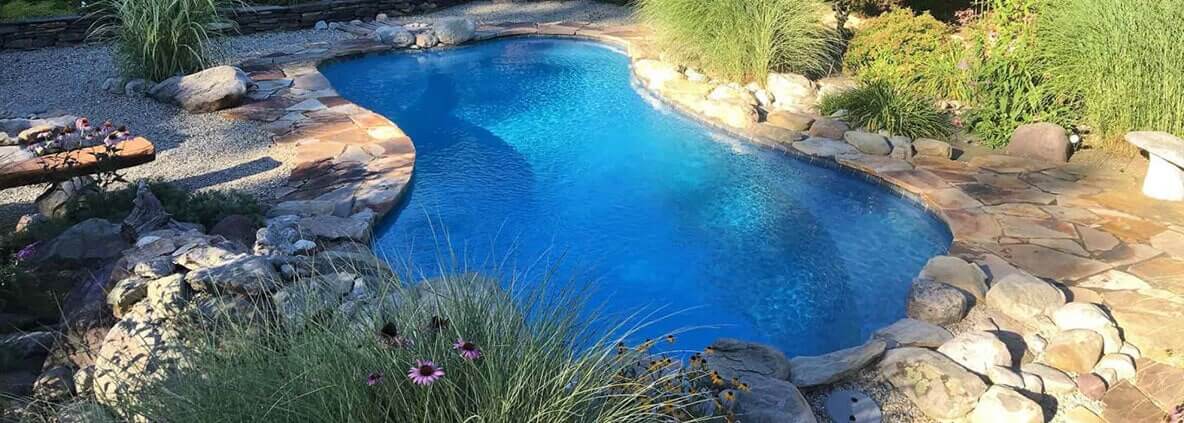 Blue Hawaiian Fiberglass Pool Gallery